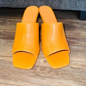 GAP Mustard Yellow Mules